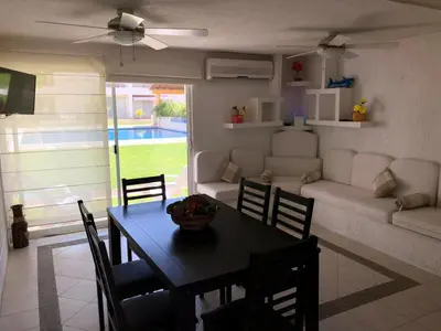 Zona de estar de Alojamiento en Punta Diamante Acapulco