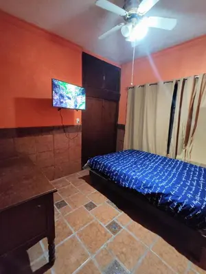 Cama o camas de una habitación en Residencial ISSSTE