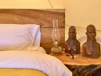 Cama o camas de una habitación en Escápate a un bosque mágico Citlalapa