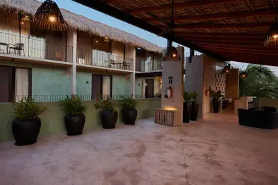 Edificio en el que se encuentra el apartahotel