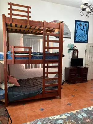Cama o camas de una habitación en Casa Vacacional Oaxtepec Morelos