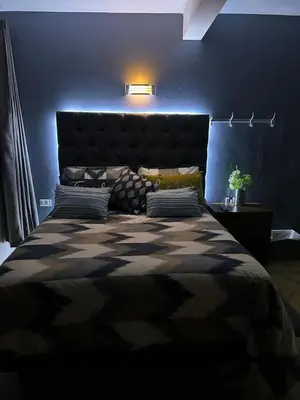 Cama o camas de una habitación en Casa Velodromo
