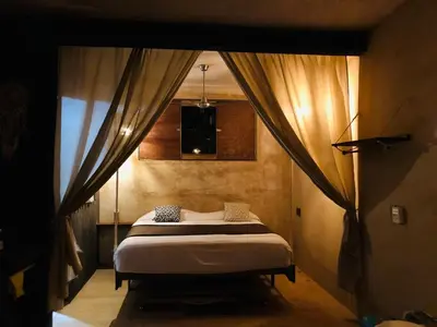 Cama o camas de una habitación en Casa MANDALA