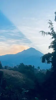 Paisaje cerca de este chalet de montaña
