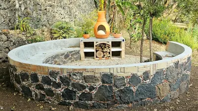 Jardín al aire libre en More