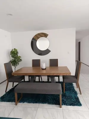 Zona de estar de Gran departamento de lujo ejecutivo con alberca