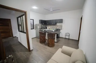 Una cocina o zona de cocina en ZAPATA Casa Vista al Mar