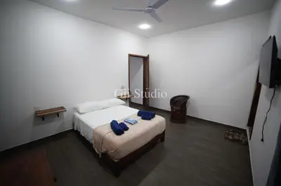Cama o camas de una habitación en ZAPATA Casa Vista al Mar