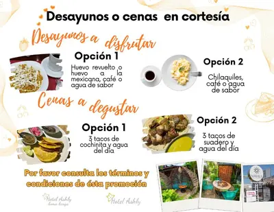 Comida en o cerca de este hotel
