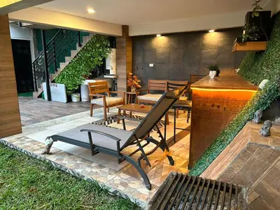 Zona de estar de Casa Velódromo