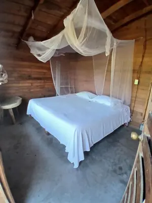 Cama o camas de una habitación en Posada Luna y Sol