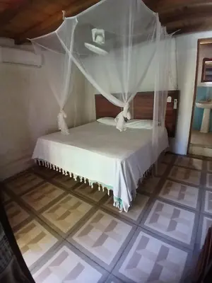 Cama o camas de una habitación en Posada Luna y Sol