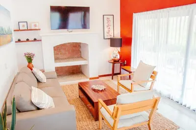 Zona de estar de Nubária Residences