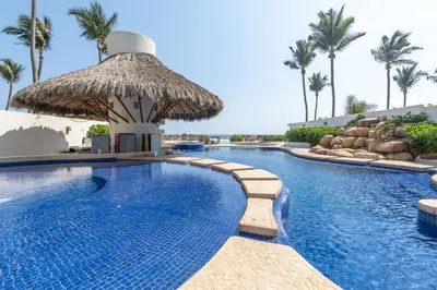 Piscina en o cerca de Punta Arena - Beach - Pool - WiFi - Jacuzzi