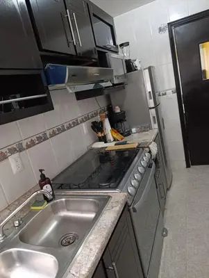 Una cocina o zona de cocina en Cultural Porfirio 2BR, Centro, Cocina & Parking