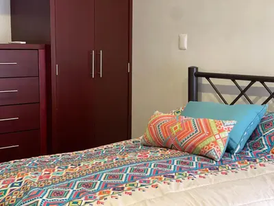 Cama o camas de una habitación en Casa Mar y Sierra