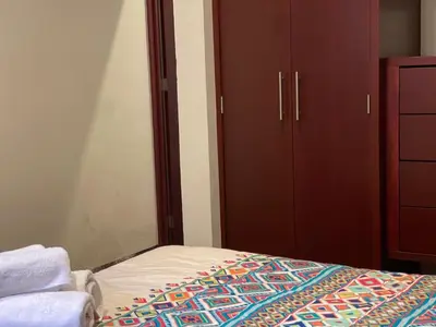 Cama o camas de una habitación en Casa Mar y Sierra