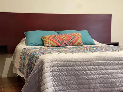 Cama o camas de una habitación en Casa Mar y Sierra
