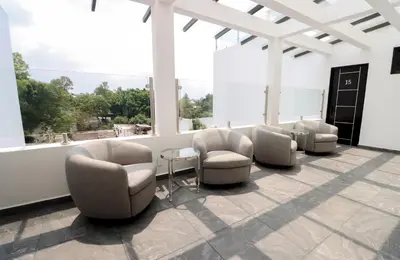 Zona de estar de Casa Tabachin
