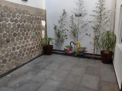 Jardín al aire libre en Casa Naty