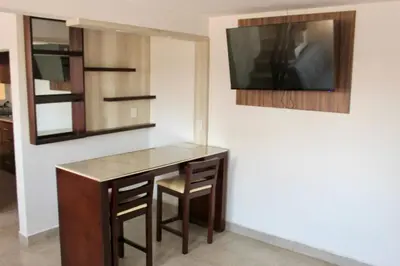 Una cocina o zona de cocina en Hotel Estrella Apt B
