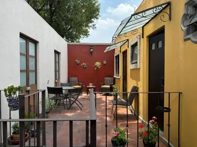 Un balcón o terraza de Hermoso Dpto Centro de Coyoacán