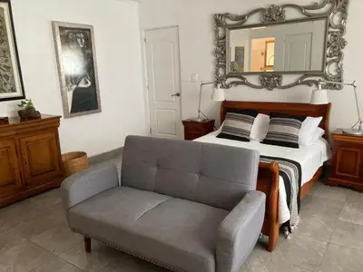 Cama o camas de una habitación en Exclusiva Propiedad Vacacional