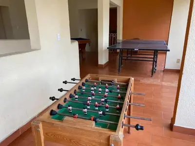 Sala de juegos en Casa Bugambilia