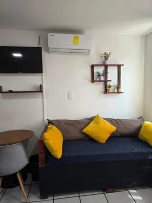 Zona de estar de Habitación amplia climatizada LuzSerena #9