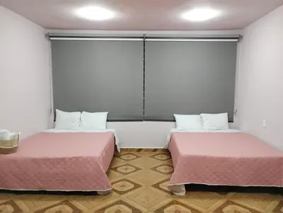 Cama o camas de una habitación en Casa de huéspedes Chukum