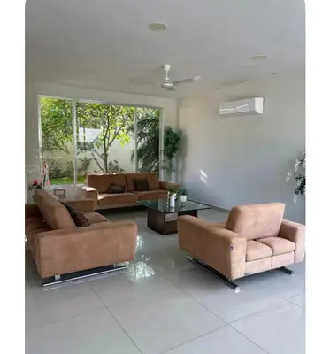 Zona de estar de Casa cascada candela