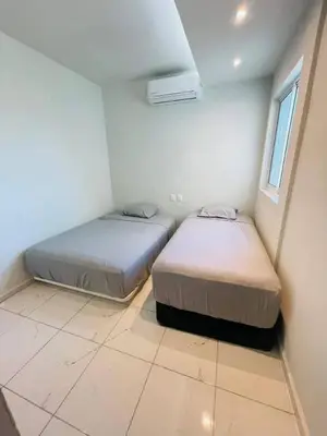 Cama o camas de una habitación en San Angel