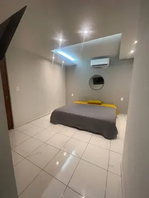 Cama o camas de una habitación en San Angel