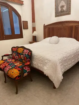 Cama o camas de una habitación en Casa del León