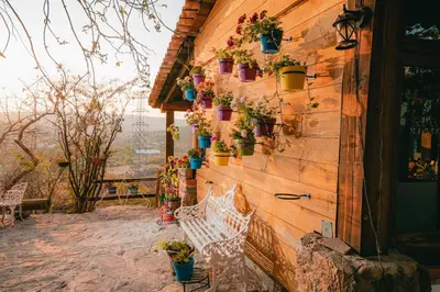 Un balcón o terraza de Hotel Casa Cantera