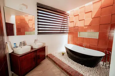 Un baño de Hotel Casa Cantera
