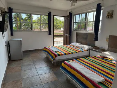 Cama o camas de una habitación en hotel las olas zicatela 2