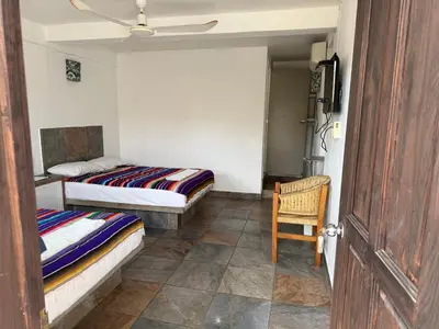 Cama o camas de una habitación en hotel las olas zicatela 2