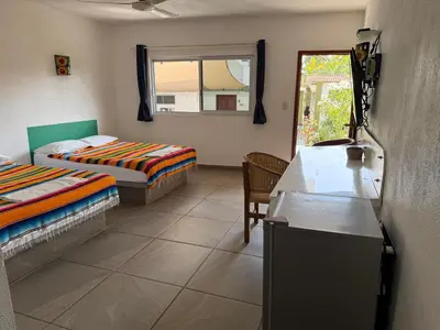 Cama o camas de una habitación en hotel las olas zicatela 2