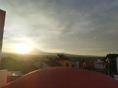 Amanecer o atardecer desde la casa o chalet o alrededores