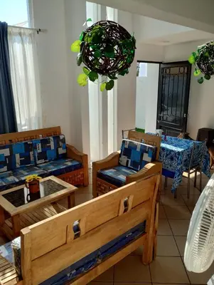 Zona de estar de La casa del Coronel