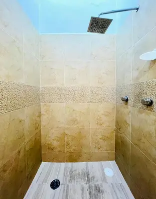 Un baño de Departamento con terraza en el Centro