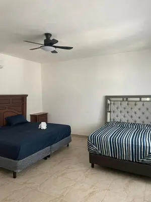 Cama o camas de una habitación en Casa la esperanza AB