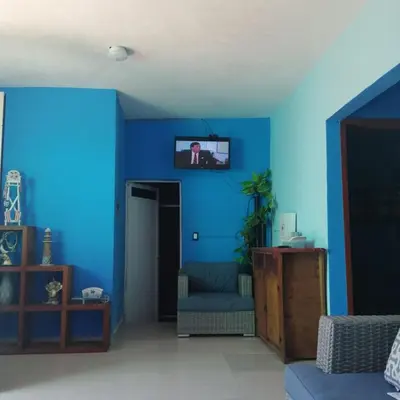 Una televisión o centro de entretenimiento en Casa Vargas Veracruz