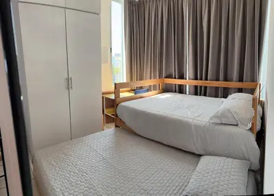 Cama o camas de una habitación en Departamento cerca de playa Papagayo