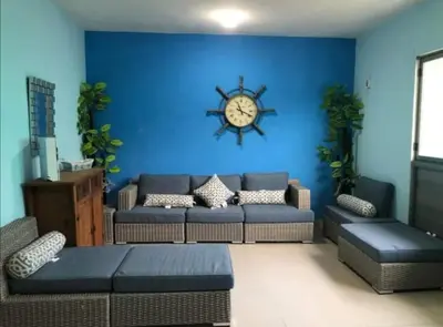 Zona de estar de Casa Vargas Veracruz
