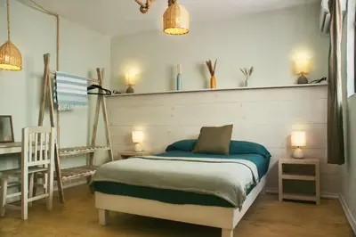 Cama o camas de una habitación en Casa Lumaya