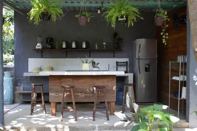 Una cocina o zona de cocina en Casa Lumaya
