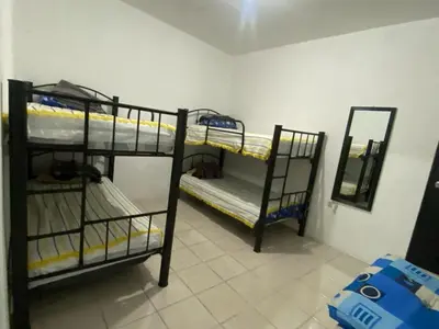 Cama o camas de una habitación en Amplio departamento a 7 minutos de cholula