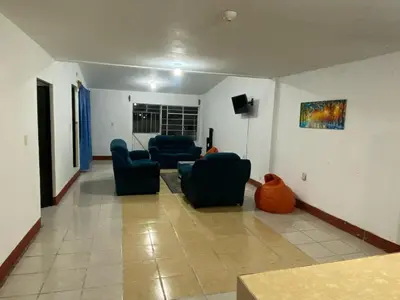 Zona de estar de Amplio departamento a 7 minutos de cholula